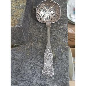 19th Century Silver Sugar Spoon