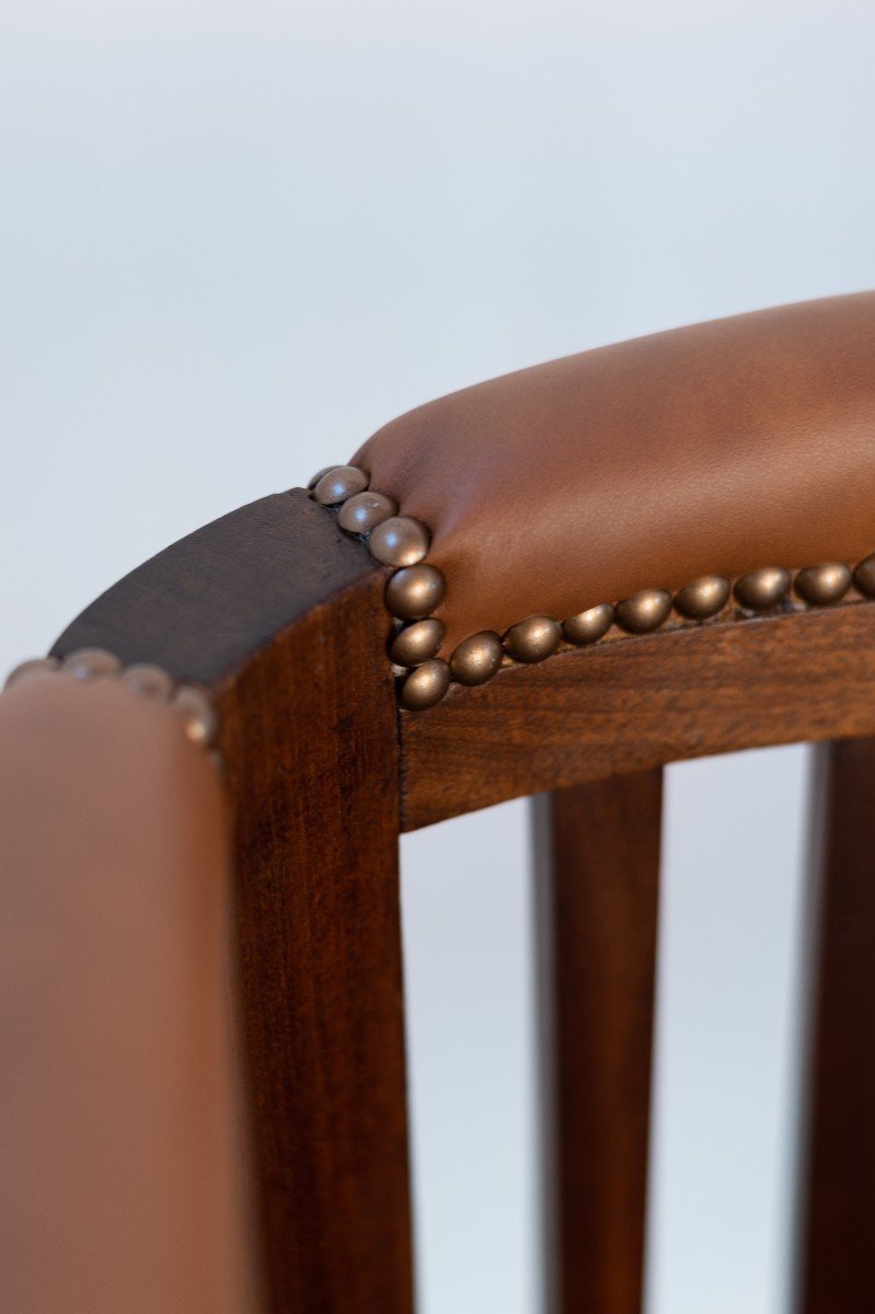 Restored Office Armchair - With Marquetry-photo-2