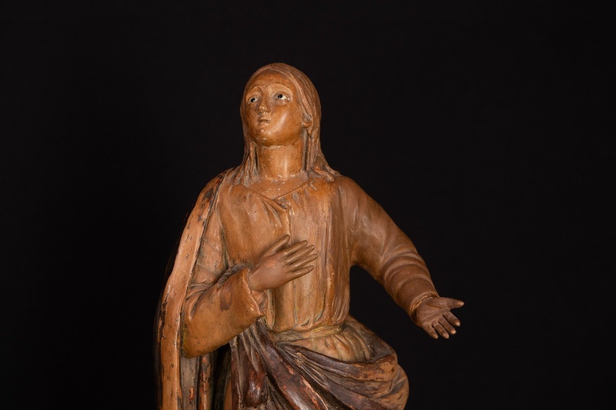 Early 19th Century Terracotta John The Baptist-photo-2