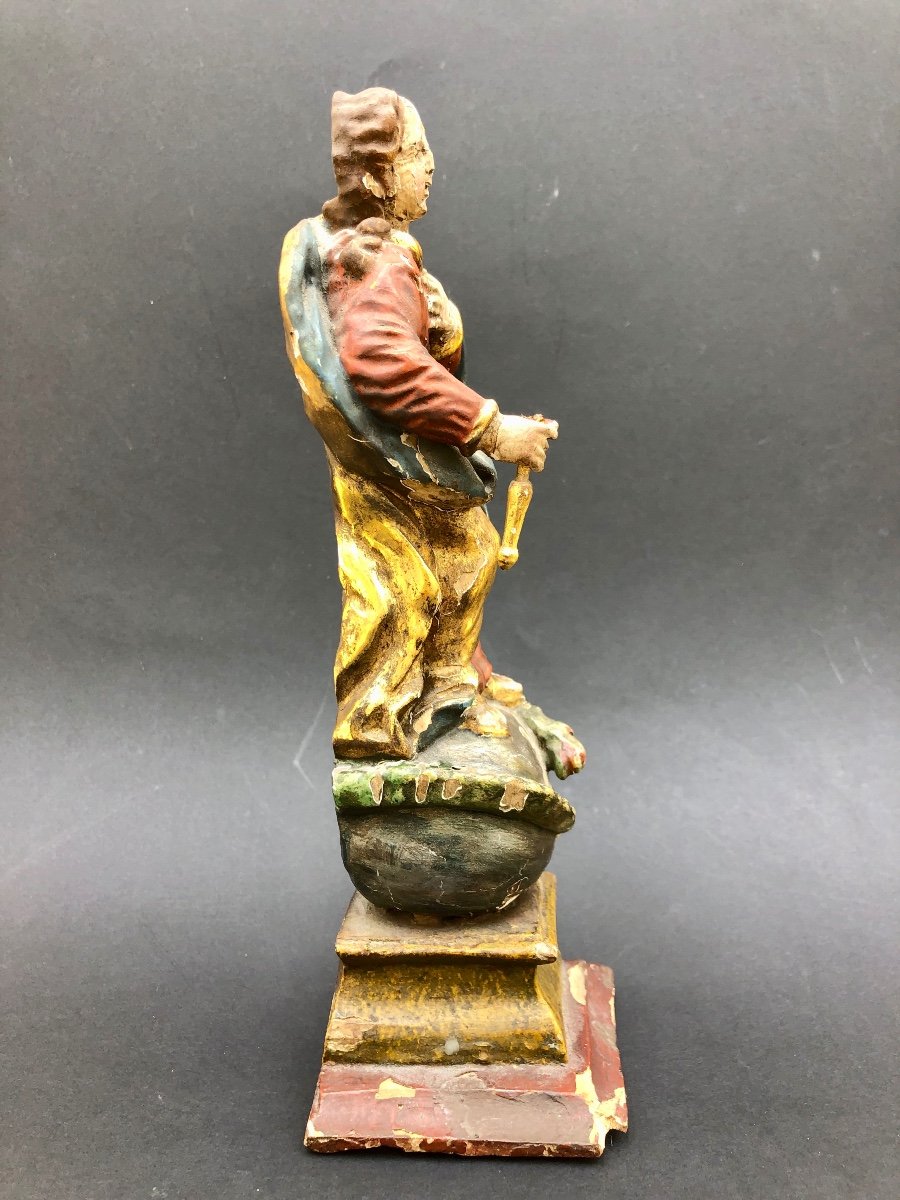 Statuette Of The Virgin 18th Century-photo-1