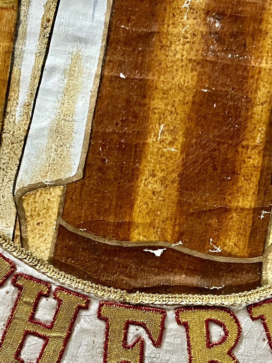 Bannière De Procession De Sainte Thėrèse De L’enfant Jesus - XIXè-photo-8