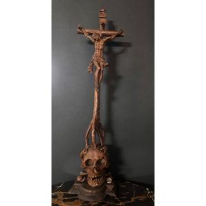 Crucifix And Its Vanity - Germany - 18th Century - 19th Century 