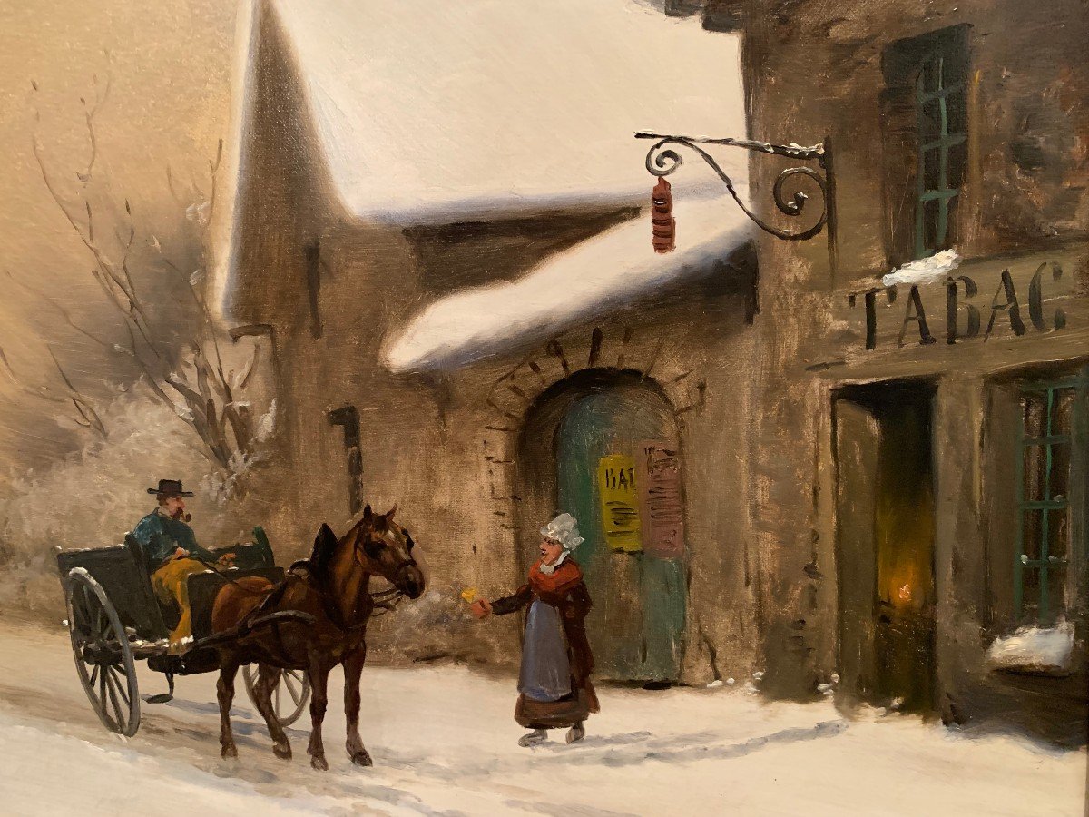 Le Marchand De Tabac - Théodore Lévigne  1848-1912-photo-3