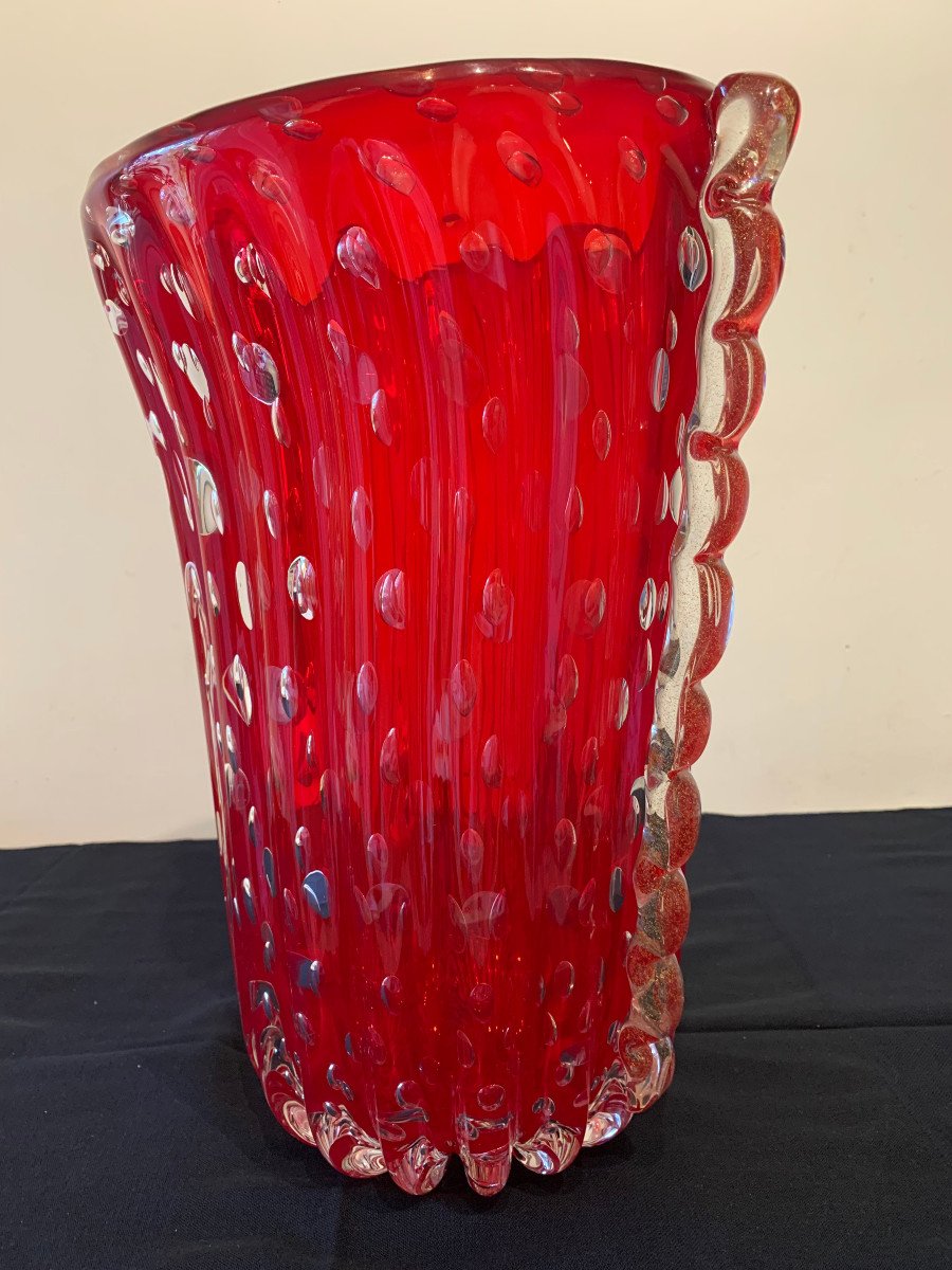 Seguso - Vase En Verre De Murano –-photo-3