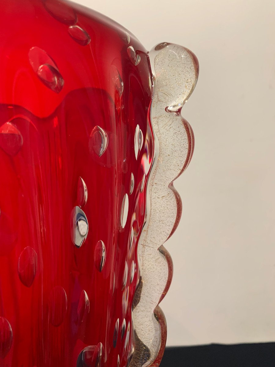 Seguso - Vase En Verre De Murano –-photo-1
