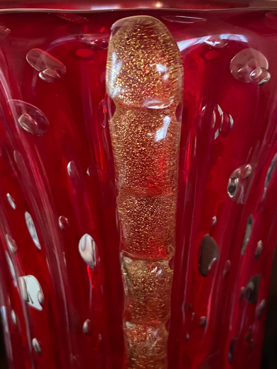 Seguso - Vase En Verre De Murano –-photo-2