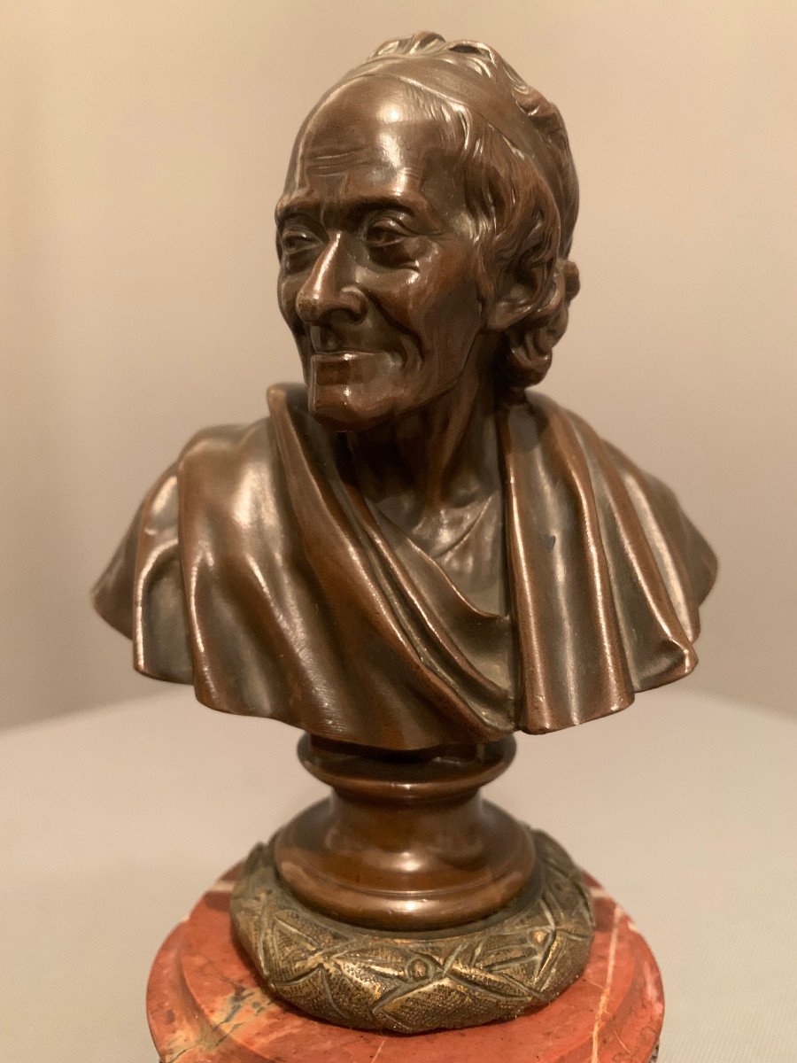 Bronze By Voltaire – Barbedienne Fondeur – 19th Century-photo-5