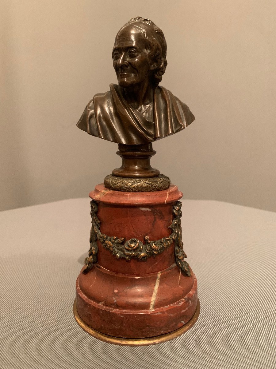 Bronze By Voltaire – Barbedienne Fondeur – 19th Century