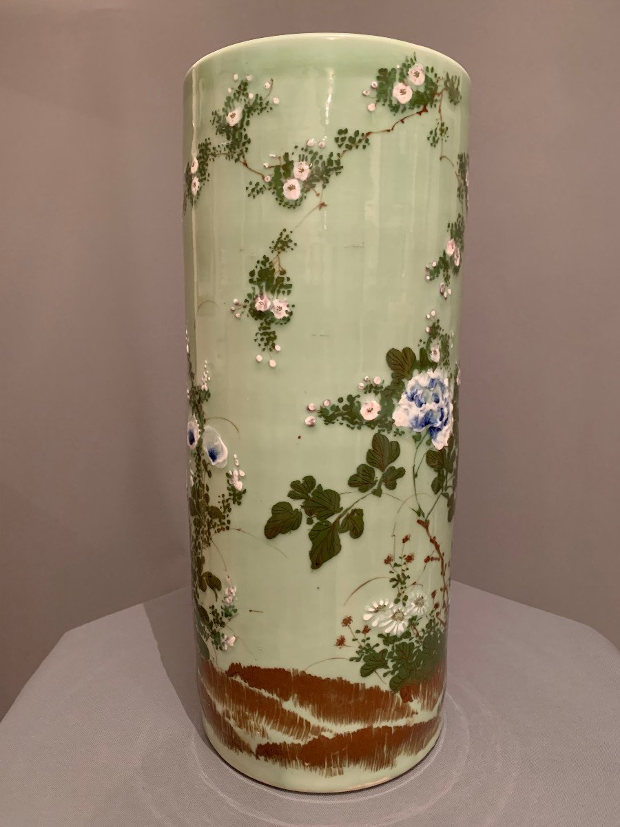 Celadon Umbrella Stand - Japan-photo-1