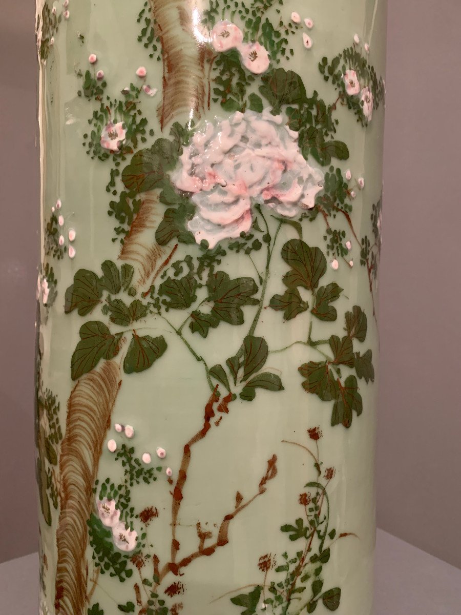 Celadon Umbrella Stand - Japan-photo-3