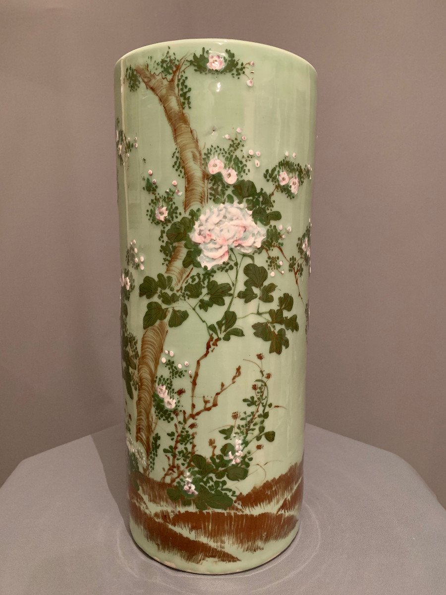 Celadon Umbrella Stand - Japan