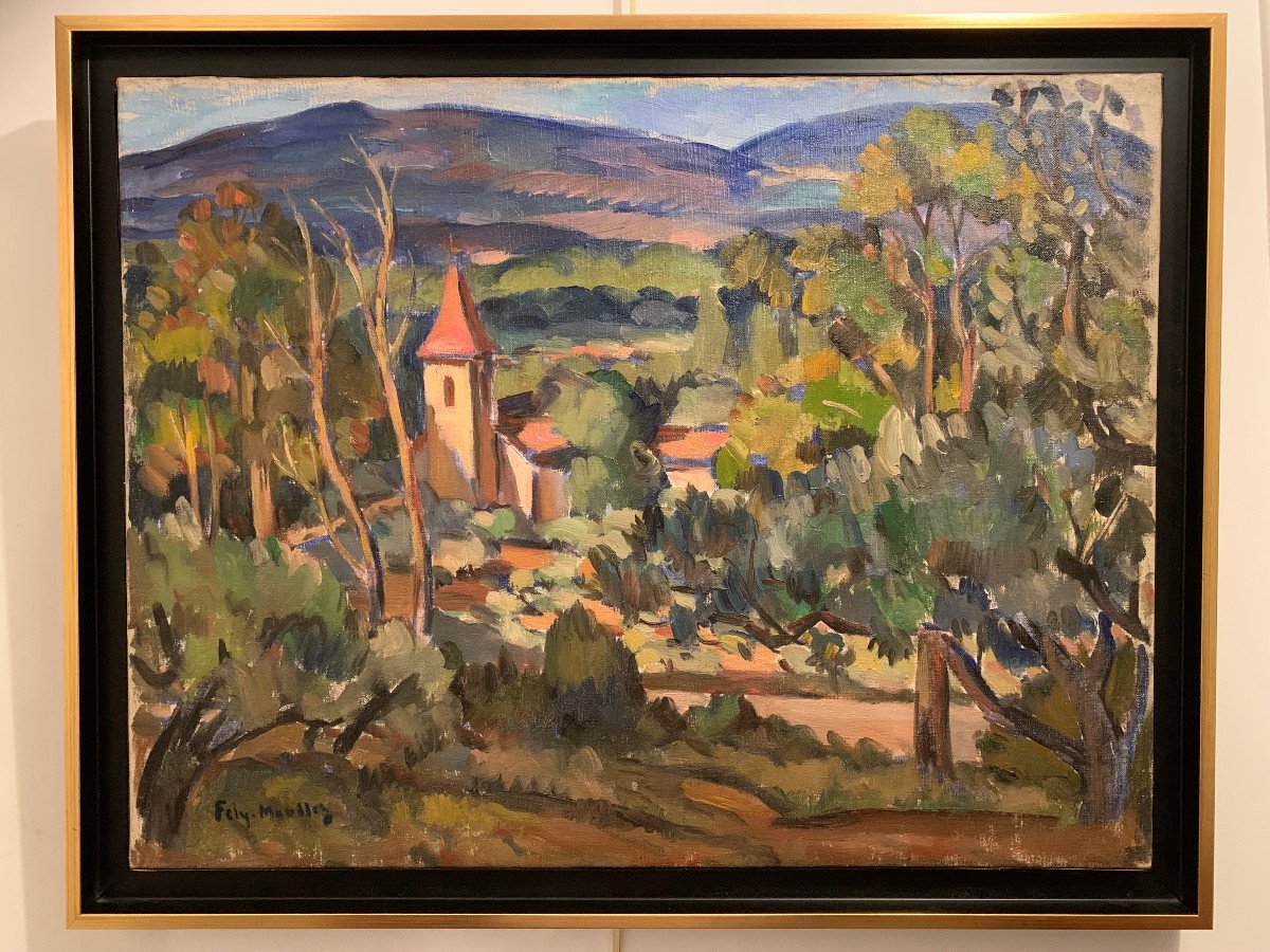 Village Provençal. Fély-mouttet (1893-1953).-photo-3