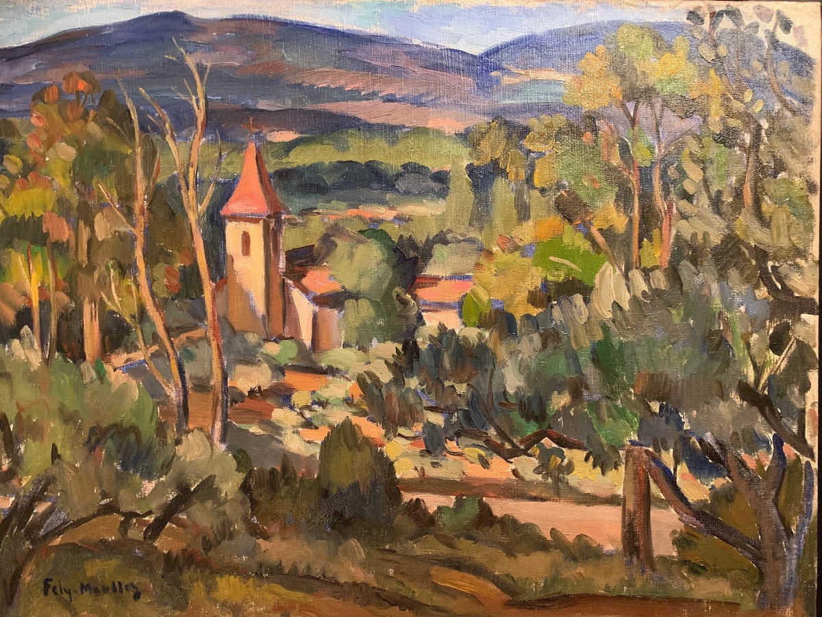 Village Provençal. Fély-mouttet (1893-1953).