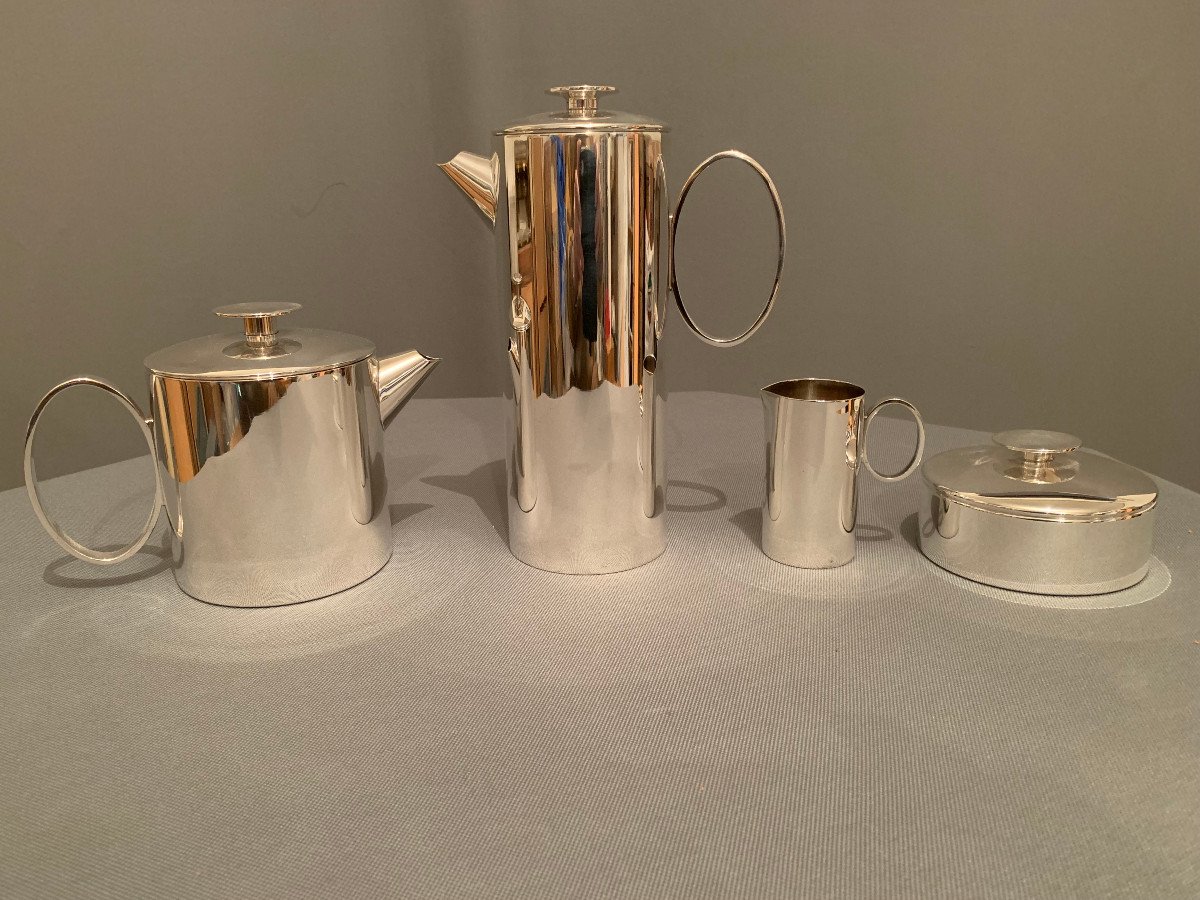 Lino Sabattini – “mercury” Coffee Set – Christofle-photo-4