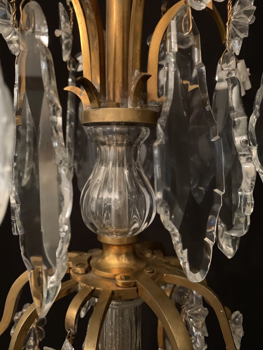 Cage Shaped Chandelier From Home Baccarat-photo-3