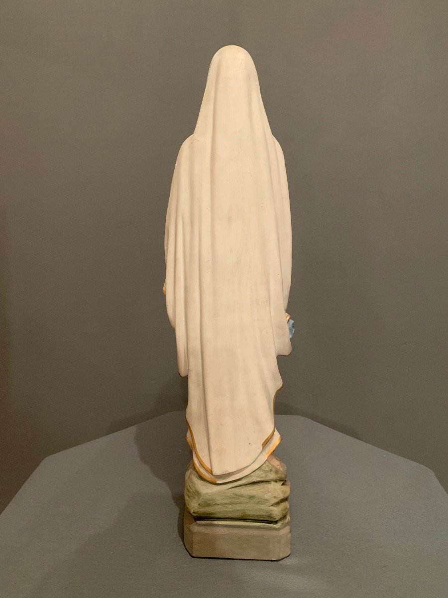 Virgin In Plaster XIX And Its Console-photo-1