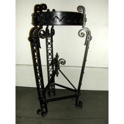 Bolster Wrought Iron Art Deco