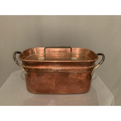 Large 18th Century Copper Daubière