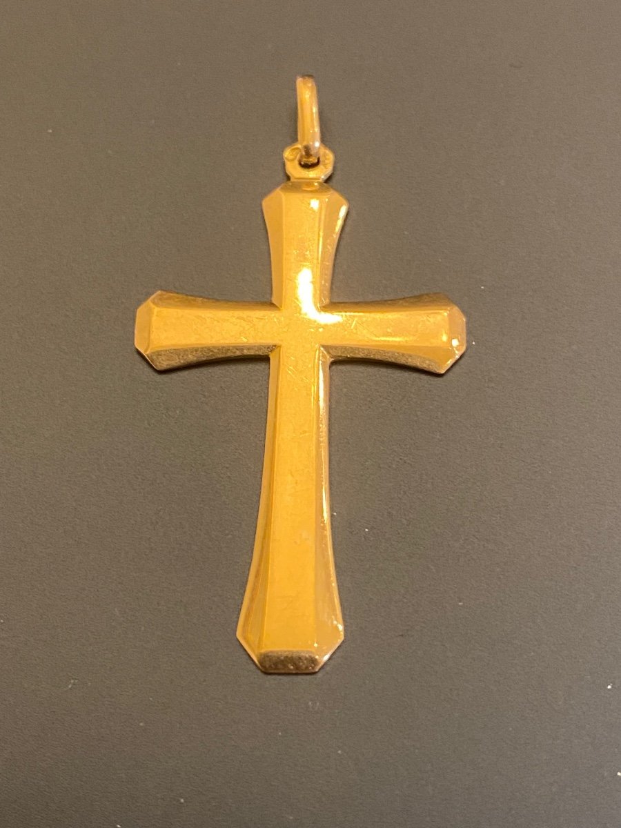 Old Cross In Gold 750/1000 Eme