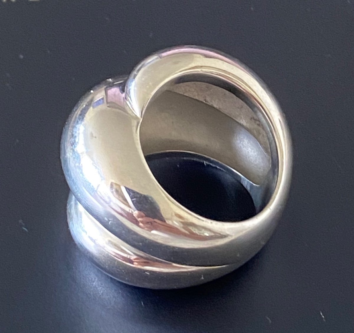 925/1000 Silver Ring Eme-photo-3