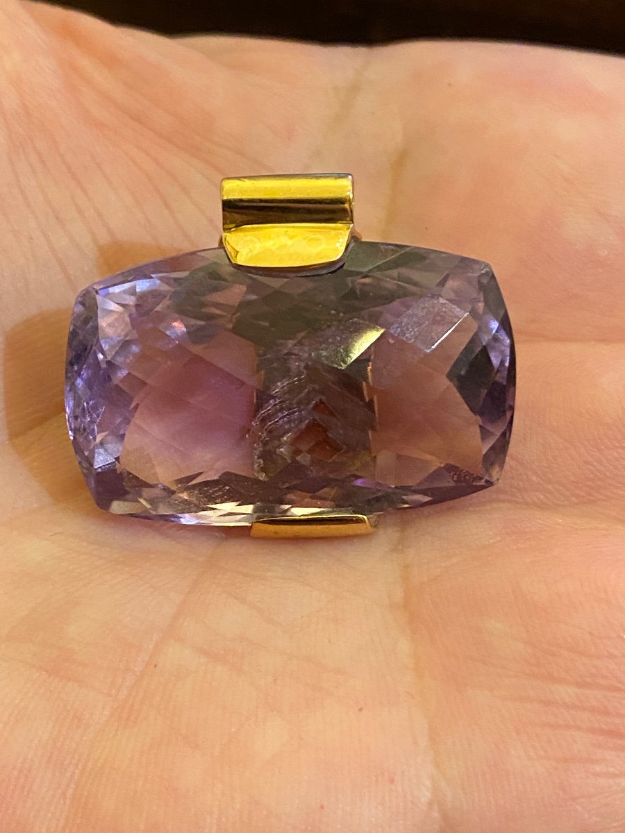 Gold And Amethyst Pendant-photo-4