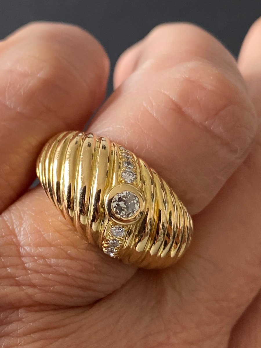 Gold And Diamond Ring-photo-5