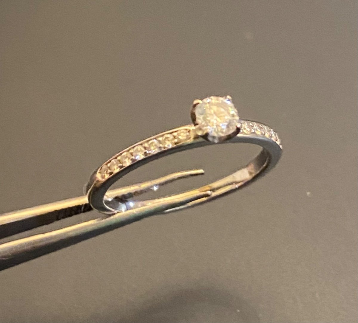 Fred. Delphine Engagement Ring In Platinum And Diamonds-photo-1