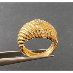 Gold And Diamond Ring