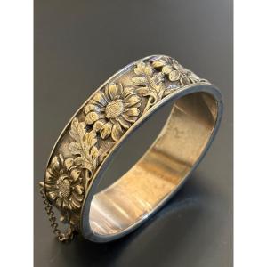 Art Nouveau: Bracelet Angent 800/1000 Eme. 