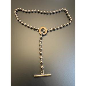 Gucci: Collier En Argent 925/1000 Eme. 