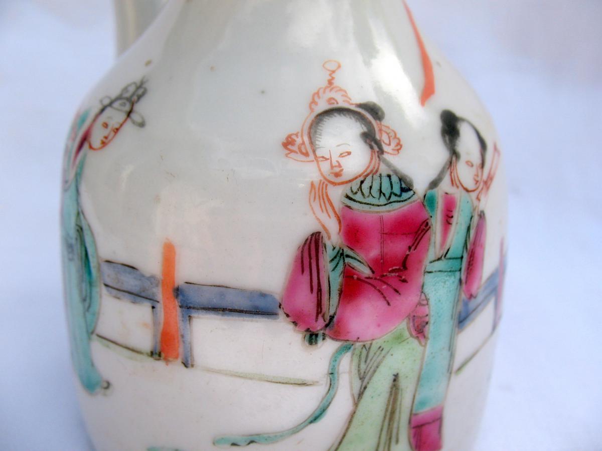 China Porcelain Trough. Decor Polychrome. XVIIIth Century-photo-3