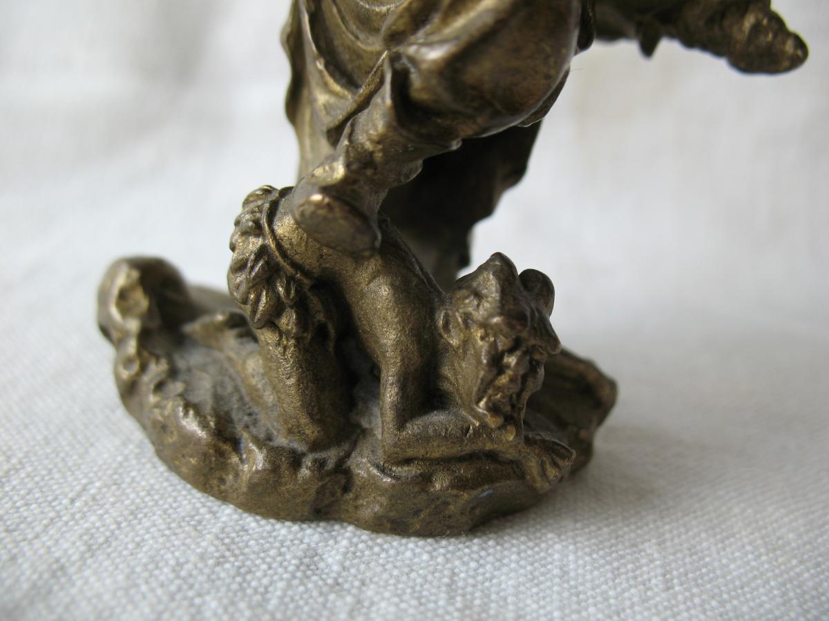 Figurine Zhong Kui En Bronze-photo-4