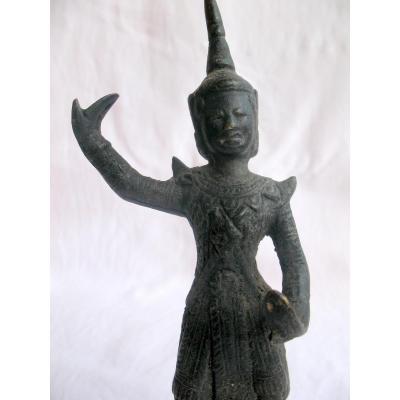 Bronze Apsara Dancer. Khmer Empire, Cambodia, Nineteenth