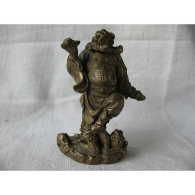 Figurine Zhong Kui En Bronze