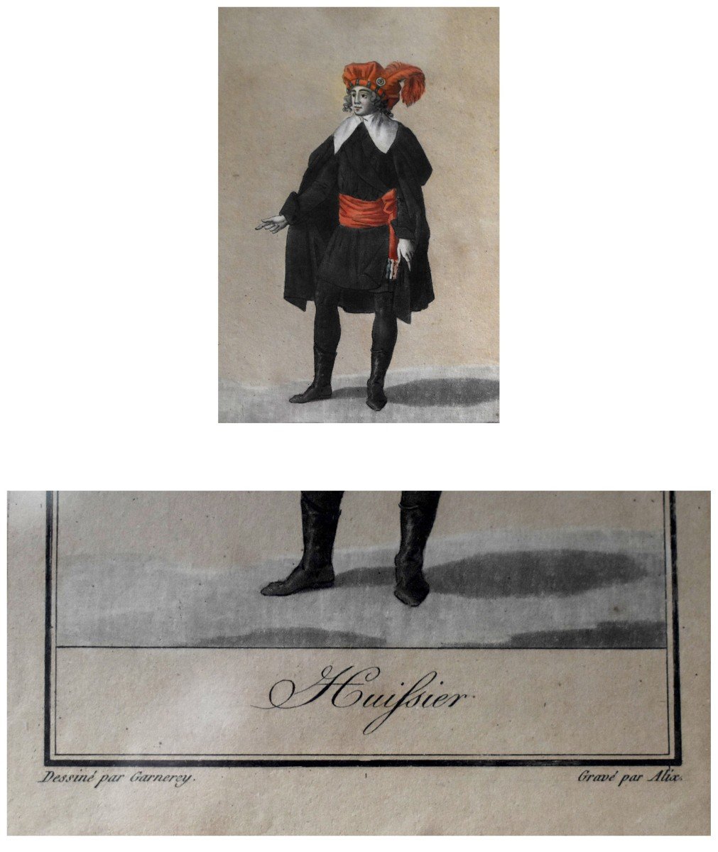 Jean François Garneray Dit François-jean Garnerey (1755-1837) élève De David, Suite De Six gravures des nouveaux costumes des autorités civile et militaire-photo-6