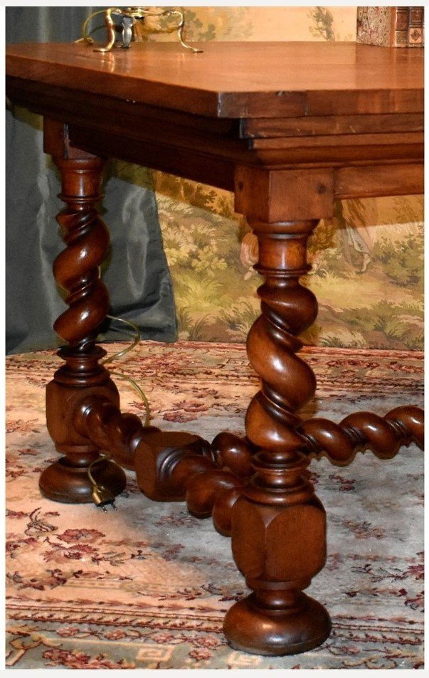 Louis XIII Style Desk, -photo-6