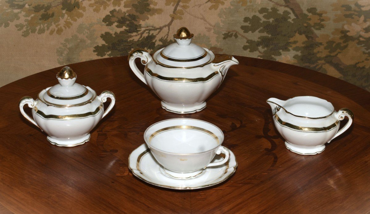 "egoist" Tea Or Coffee Service, In Limoges Porcelain By R. Boyer -photo-3