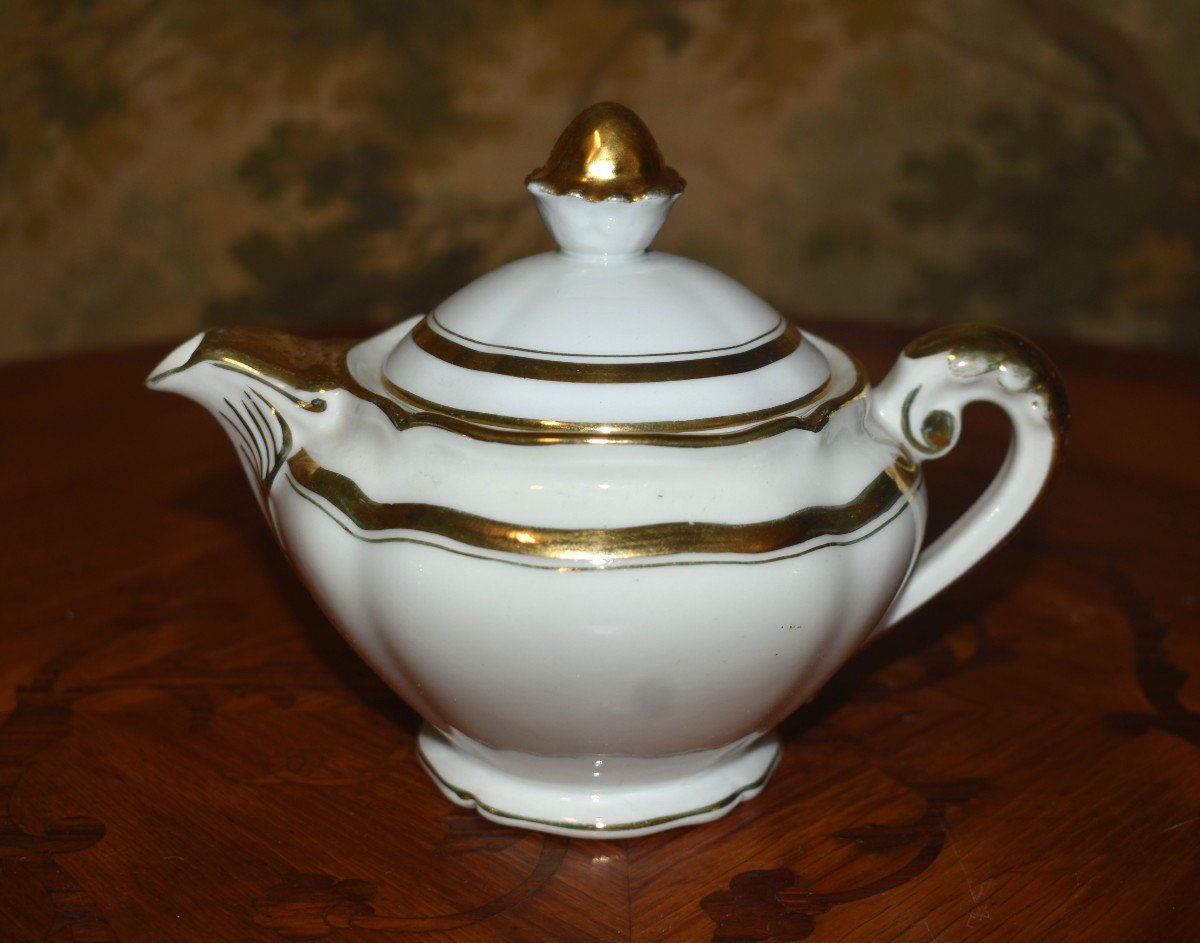 "egoist" Tea Or Coffee Service, In Limoges Porcelain By R. Boyer -photo-2