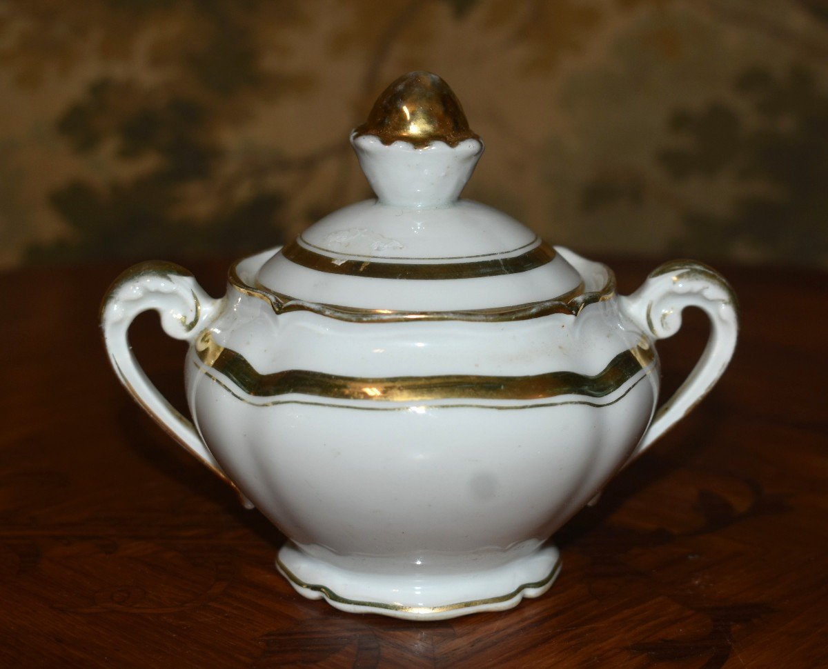 "egoist" Tea Or Coffee Service, In Limoges Porcelain By R. Boyer -photo-3