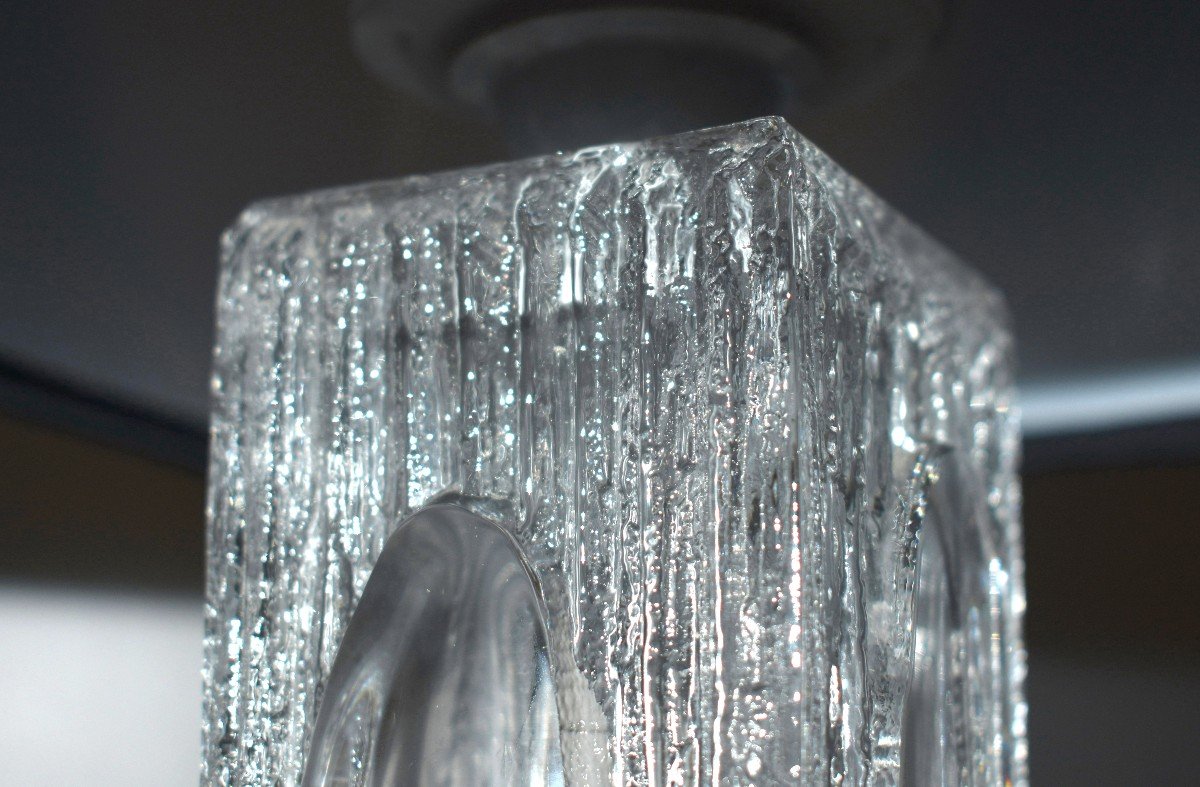 Crystal Lamp Signed Daum Design Year 1950-1970-photo-3