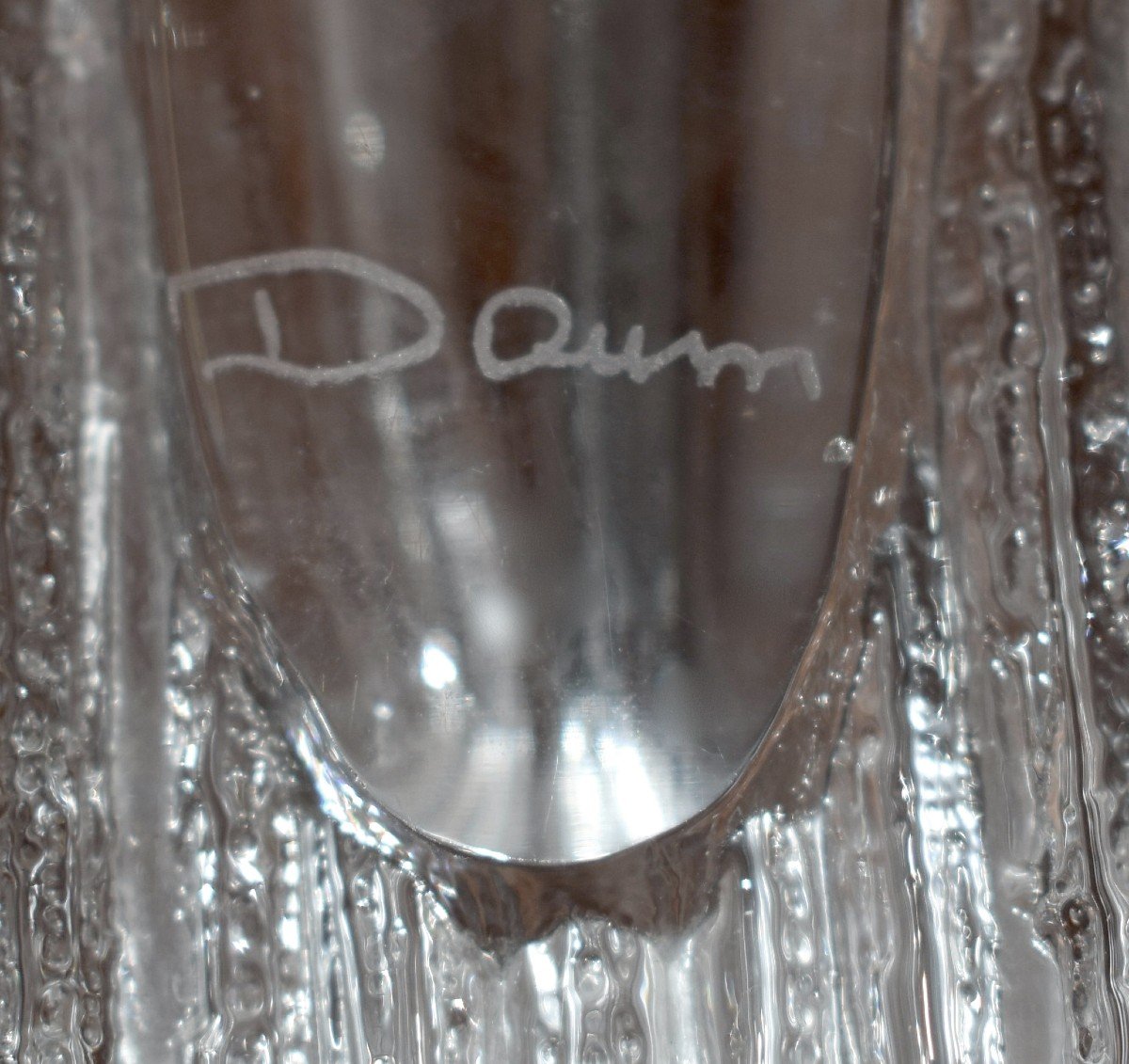 Crystal Lamp Signed Daum Design Year 1950-1970-photo-5