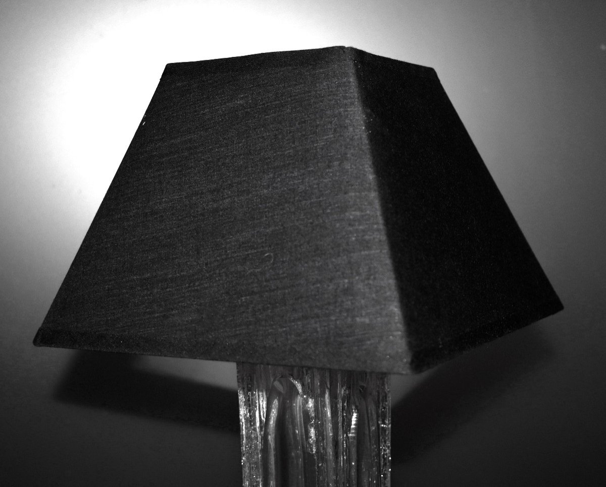 Crystal Lamp Signed Daum Design Year 1950-1970-photo-6