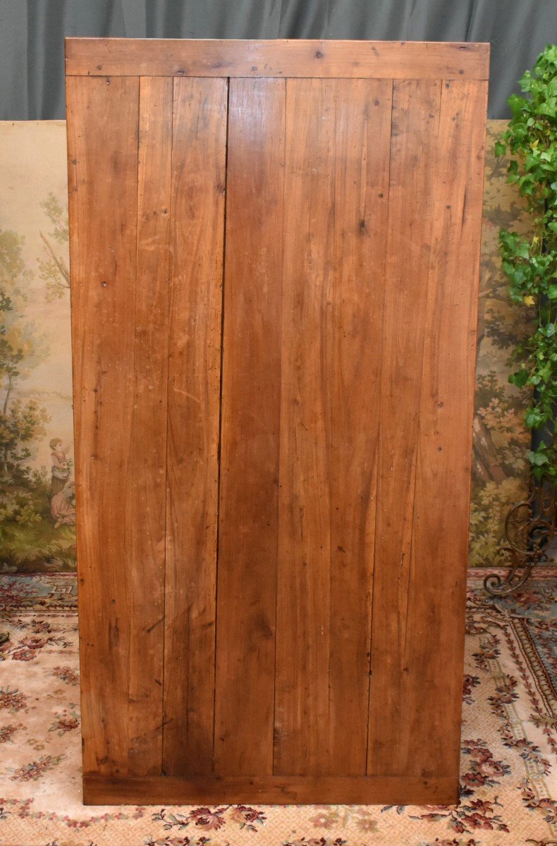 Table pour Bureau  de milieu ou table de ferme en cerisier pour  salle à manger, 1 Tiroir      -photo-5