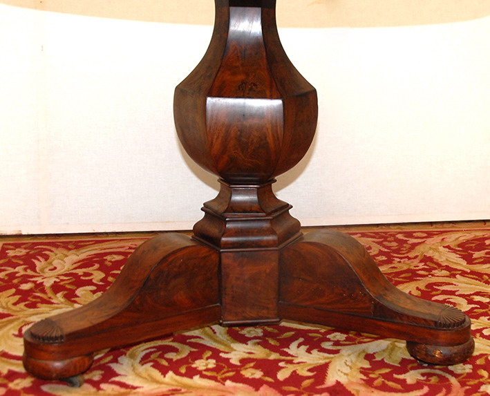 Pedestal, Restoration Era, Mahogany, XIX.-photo-1