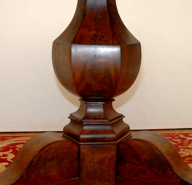 Pedestal, Restoration Era, Mahogany, XIX.-photo-2