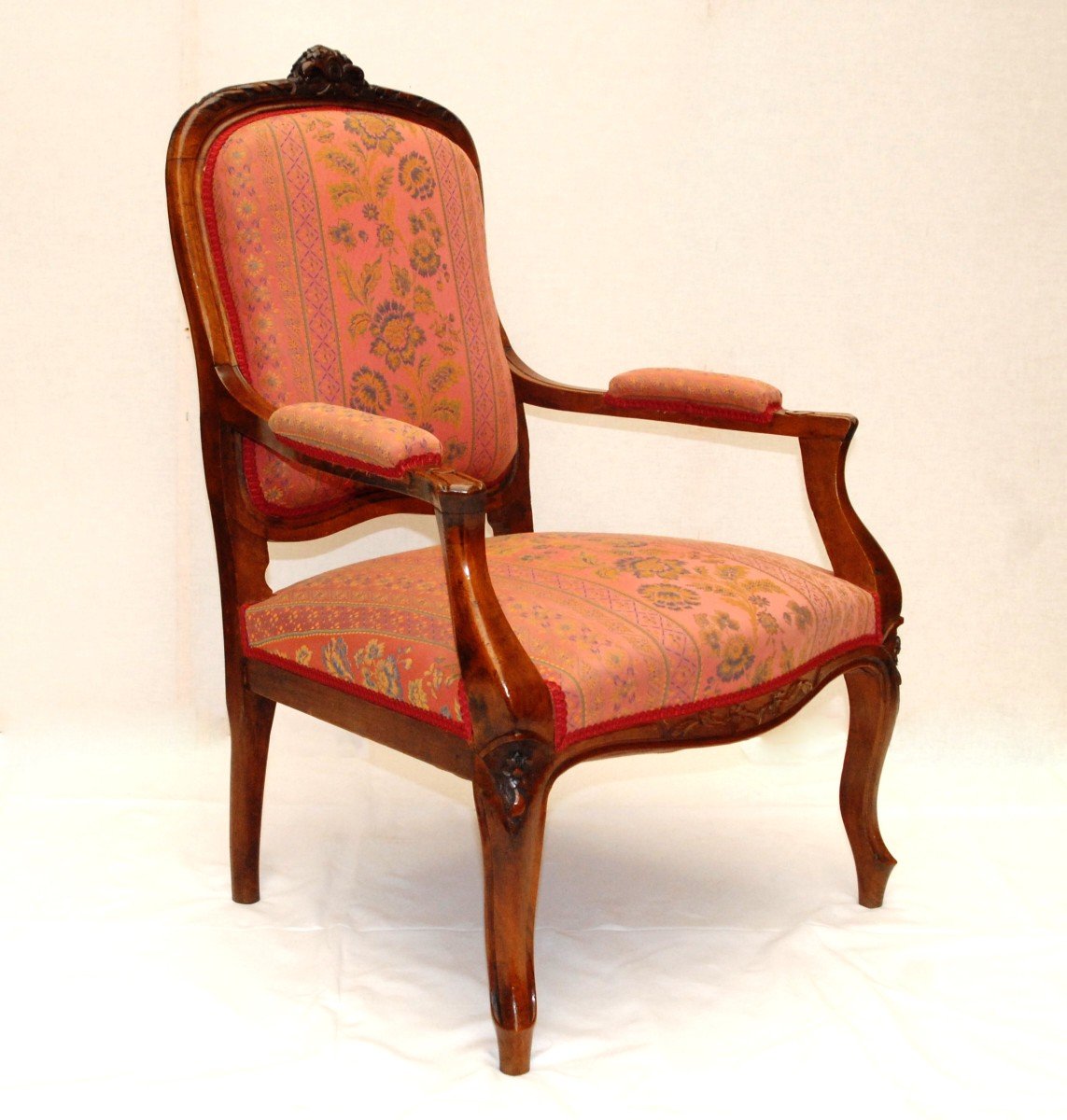 Pair Of Armchairs XIX. Of Style Louis XV.-photo-2