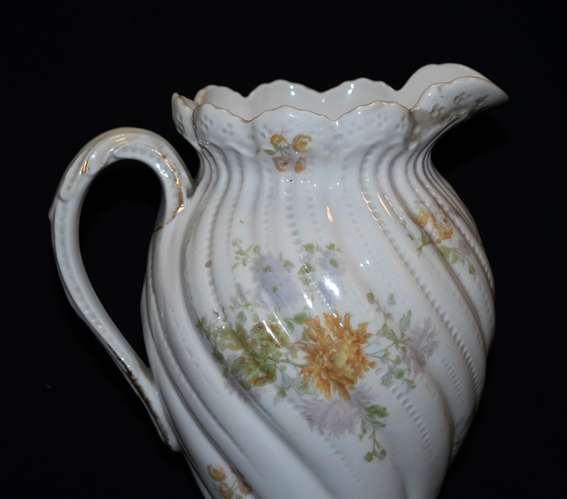 Pichet, Broc, Aiguière En Porcelaine De Limoges William Guerin.-photo-3