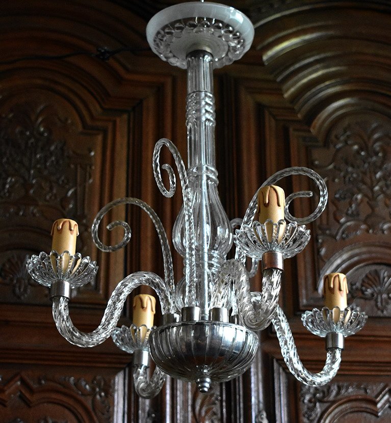 Murano Chandelier, Italy, Cristal-photo-4