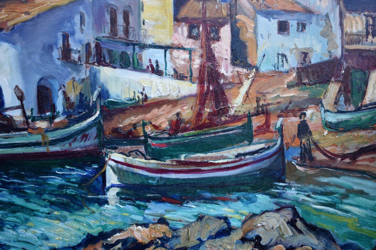 Alberto Munöz, Calella De Palafrugell, Fishing Village, Port De La Costa Méditerranée-photo-1