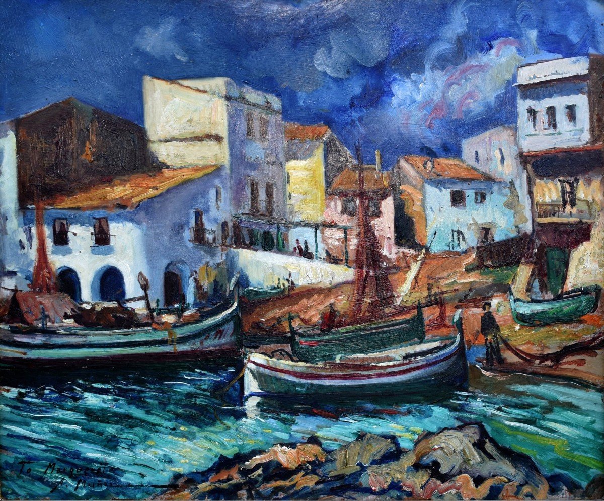 Alberto Munöz , Calella De Palafrugell ,  Village De Pêcheurs, Port De La Costa  Brava ,  Méditerranée